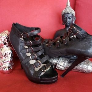 Aldo leather ankle boots